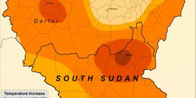 Kaart Sudaani kliima